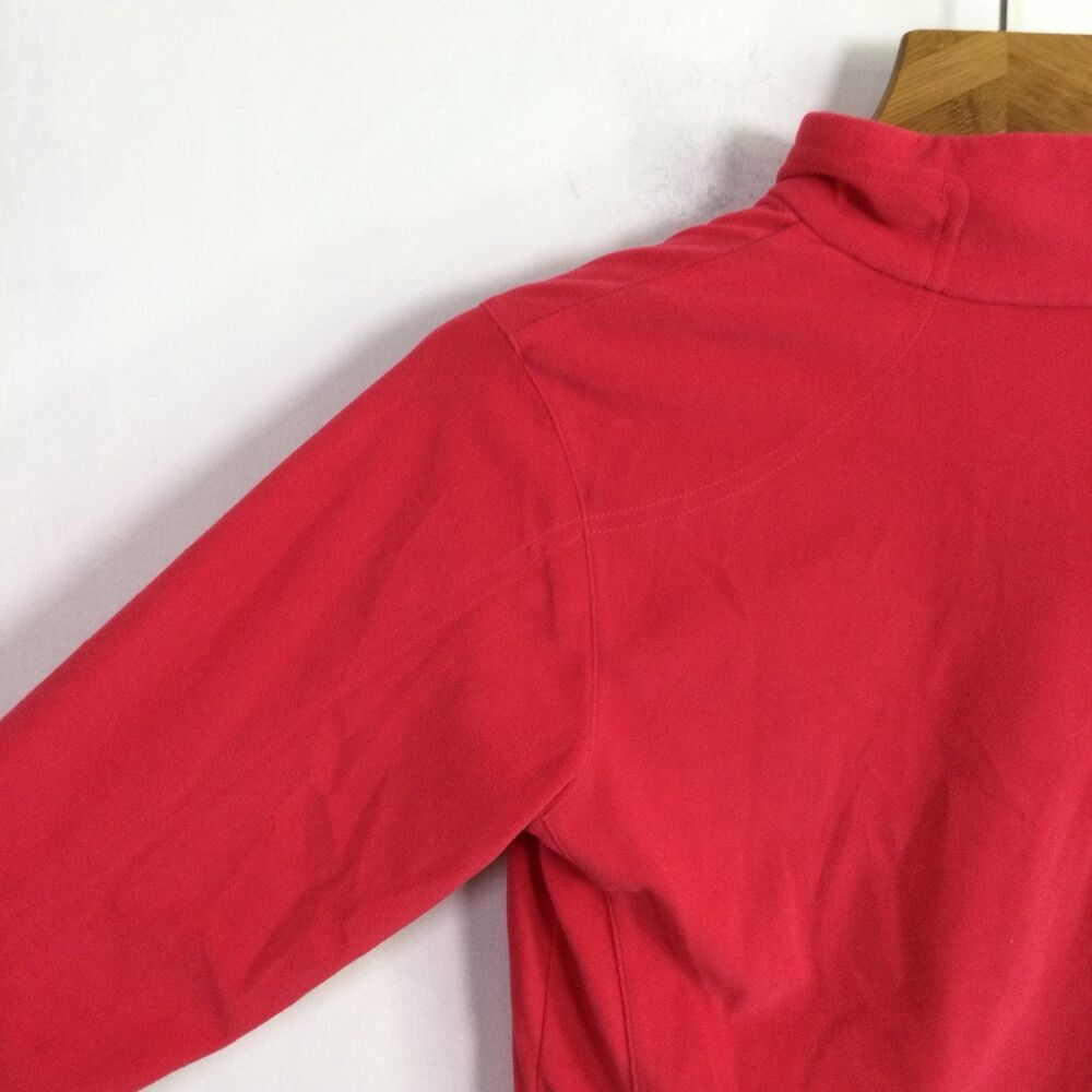 Spyder Womens Activewear Top 1/4 Zip Mock-Neck Long Sleeves Pink Size 10 - Picture 14 of 16